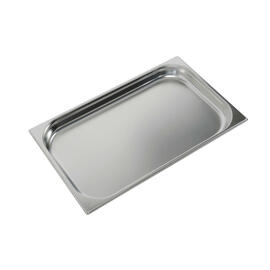 baking sheet GN 1/1 stainless steel reinforced rim H 40 mm product photo  S