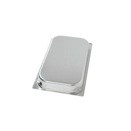 baking sheet GN 1/1 stainless steel reinforced rim H 65 mm product photo  S