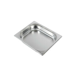 baking sheet GN 1/2 gastronorm stainless steel reinforced rim  L 325 mm  B 265 mm  H 65 mm product photo