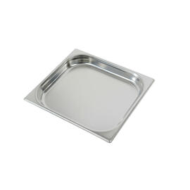 baking sheet GN 2/3 gastronorm stainless steel reinforced rim  L 354 mm  B 325 mm  H 40 mm product photo