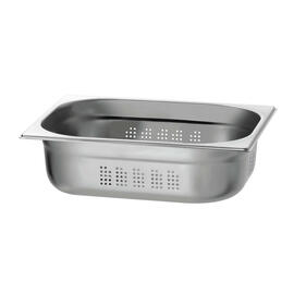 GN container GN 1/2 x 100 mm | stainless steel TOP LINE | base and sides perforated product photo  S
