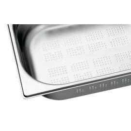 GN container GN 1/2 x 100 mm | stainless steel TOP LINE | base and sides perforated product photo  S