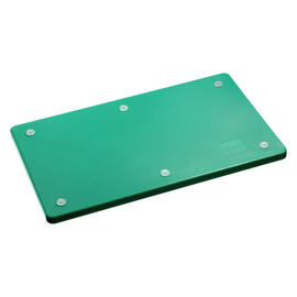 cutting board PRO 53x32 GR-R green with juice rim HACCP-compliant product photo  S
