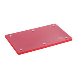 cutting board PRO 53x32 R-R red with juice rim HACCP-compliant product photo  S