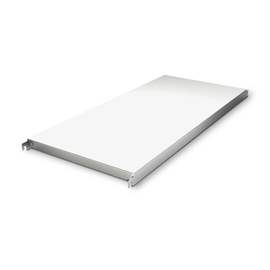 B-STOCK | closed shelf board NORM 5 stainless steel 1500 mm  x 500 mm | shelf load 125 kg product photo