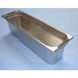 GN container GN 2/4  x 150 mm BGN2/4-150 stainless steel 0.8 mm | drop handles product photo