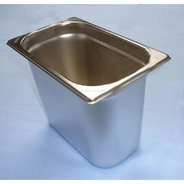 GN container GN 1/4  x 200 mm BGN1/4-200 stainless steel 0.8 mm product photo