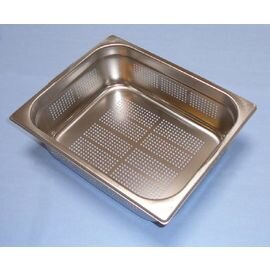 GN container GN 1/2  x 100 mm BGN1/2-100 P perforated stainless steel 0.8 mm product photo