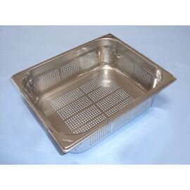 GN container GN 1/2  x 150 mm BGN1/2-150 P perforated stainless steel 0.8 mm product photo