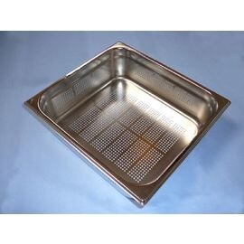 GN container GN 2/3  x 100 mm BGN2/3-100 P perforated stainless steel 0.8 mm product photo