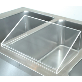 cough protection | spit protection acrylic glass für container GN 1/1 | window size 345 x 175 mm product photo
