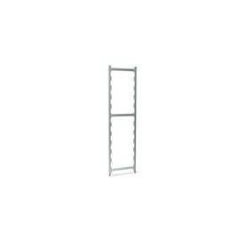 shelf rack NORM 25 stainless steel 500 mm  H 1800 mm bay load 600 kg product photo