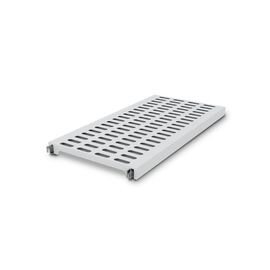 plastic grid shelf board NORM 12 plastic 600 mm  x 400 mm | shelf load 150 kg product photo