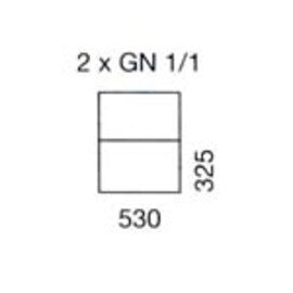 tray clearing trolley 1/20 GN TAWALU  | 530 x 325 mm  H 1650 mm | space between boards 125 mm product photo  S