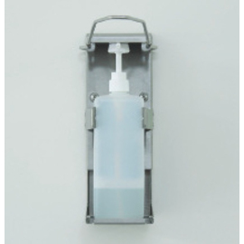 universal bracket | hygiene dispenser for wall mounting suitable for EN pump bottles height-adjustable product photo