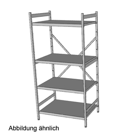 standing rack NORM 5 | 4 closed shelf board(s) | 1400 mm x 600 mm H 2000 mm product photo