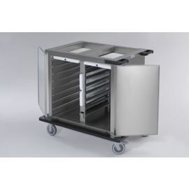 cold food serving trolley KSPA-2 coolable  • 2 basins product photo