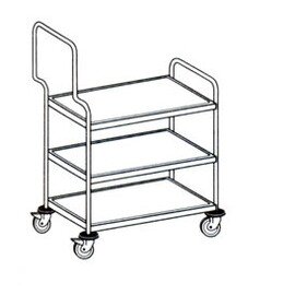 serving trolley  | 3 shelves  L 1038 mm  B 600 mm  H 947 mm product photo