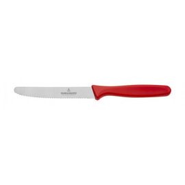 snack knife|steak knife|pizza knife plastic handle red L 222 mm product photo