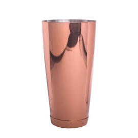 Boston shaker copper coloured with bottom cap | effective volume 820 ml product photo