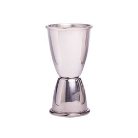 bar measuring cup|jigger stainless steel silver coloured filling capacity 20 ml|40 ml calibration marks 20 ml|40 ml product photo