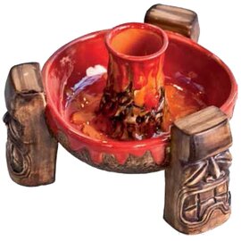 Tiki bowl Tiki mug 60 cl ceramics with relief  H 95 mm product photo