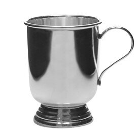 handled metal mug 35.5 cl metal silver plated  H 105 mm product photo