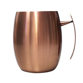 copper cup 400 ml copper antique looking shiny product photo