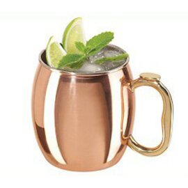 copper cup 600 ml stainless steel copper plated double-walled product photo