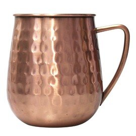 copper cup 600 ml copper with relief product photo