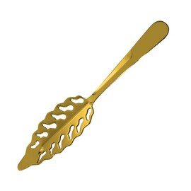 absinthe spoon gold coated • perforated L 163 mm product photo
