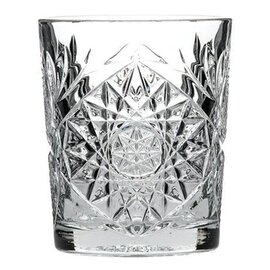 Double Old Fashioned HOBSTAR 35.5 cl with relief with platinum rim product photo