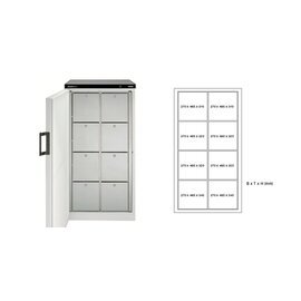 drawer refrigerator 481-8 S white | static cooling | door swing on the left product photo