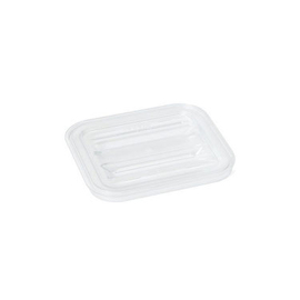 84 20 01 09 GN 1/6 Flachdeckel aus Polycarbonat, transparent,  mit eingelassenem Griff, kompatibel mit GN-Behälter aus Edelstahl und Polycarbonat, Typ K 161 product photo