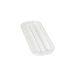 84 20 01 12 GN 2/8 Flachdeckel aus Polycarbonat, transparent,  mit eingelassenem Griff, kompatibel mit GN-Behälter aus Edelstahl und Polycarbonat, Typ K 281 product photo