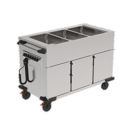 food trolley STW 3 | 3 basins heatable product photo