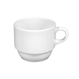 coffee cup MERAN 180 ml Ø 76 mm H 65 mm porcelain white product photo