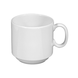 coffee mug MERAN 250 ml H 78 mm porcelain white product photo