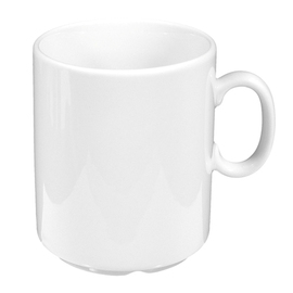 coffee mug MERAN 310 ml H 94 mm porcelain white product photo