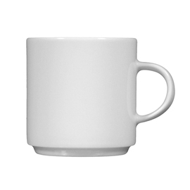 latte cup 220 ml SAVOY Ø 73 mm porcelain white product photo