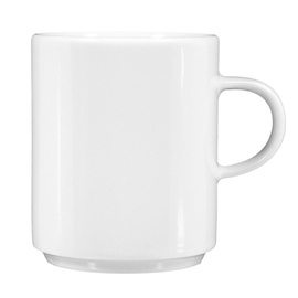 coffee mug 250 ml SAVOY white porcelain product photo