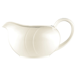 gravy boat DIAMANT cream white 500 ml porcelain with relief product photo