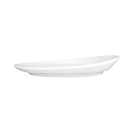gourmet plate flat MERAN Organic oval 190 mm x 164 mm porcelain white product photo