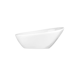 gourmet bowl MERAN Organicselt 30 ml porcelain white oval 86 mm x 68 mm product photo