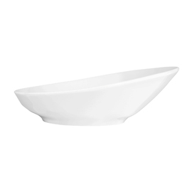 gourmet bowl MERAN Organicselt 100 ml porcelain white oval 122 mm x 100 mm product photo