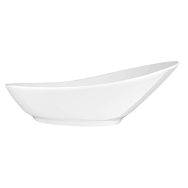 gourmet bowl MERAN 760 ml porcelain white oval 248 mm x 221 mm product photo