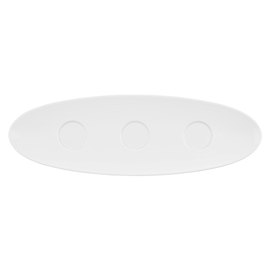 set plate COUP FINE DINING white oval 444 mm x 143 mm porcelain product photo