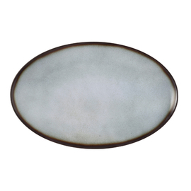 coupe plate COUP FINE DINING FANTASTIC grey oval 405 mm x 258 mm porcelain product photo