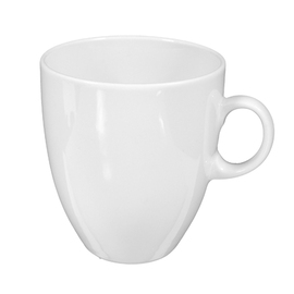 coffee mug MERAN 400 ml H 105 mm porcelain white product photo