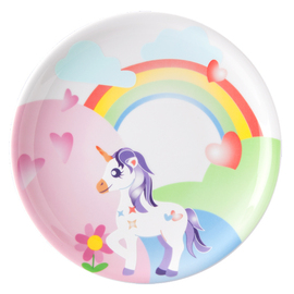 dining plate decor "My little Unicorn" porcelain  Ø 254 mm product photo